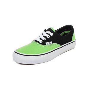 Vans Era Black/Green Flash Kids Size 12 Sneaker